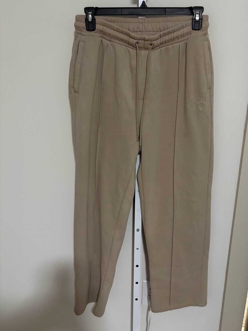 AllSaints Men's Tan Drawstring Joggers